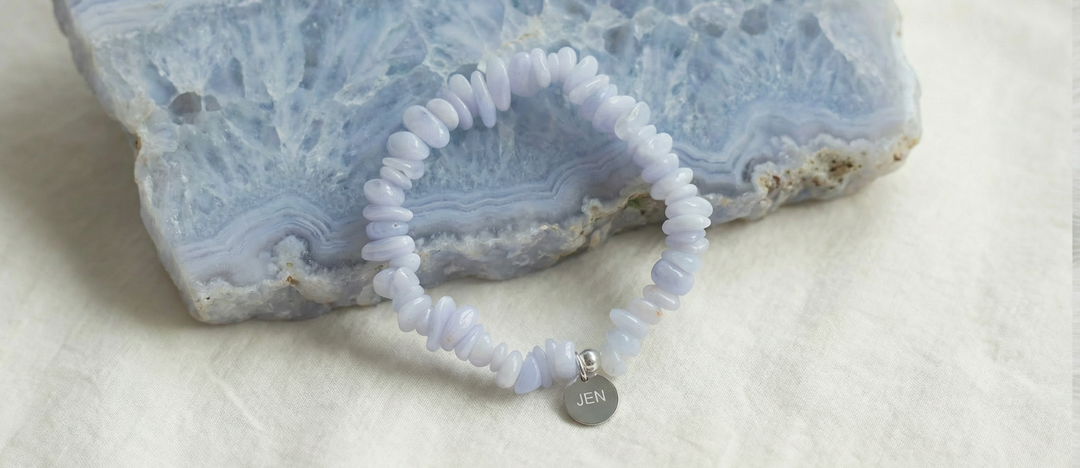 blue lace agate jewellery