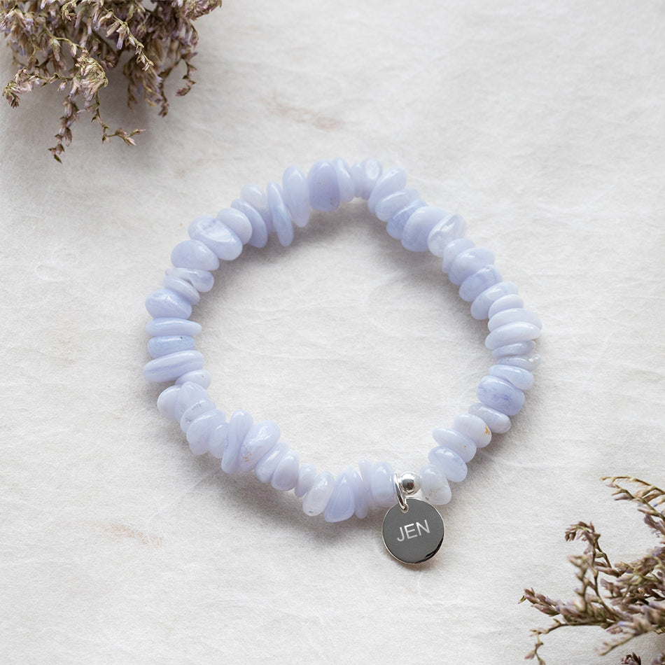blue lace agate jewellery