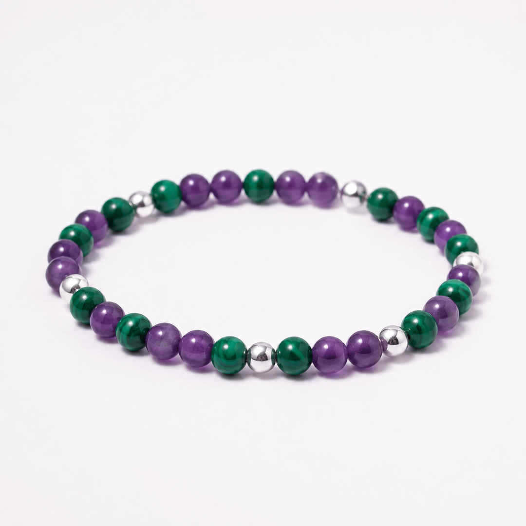 Create Your Own 2 Gemstone 4mm Bead Bracelet