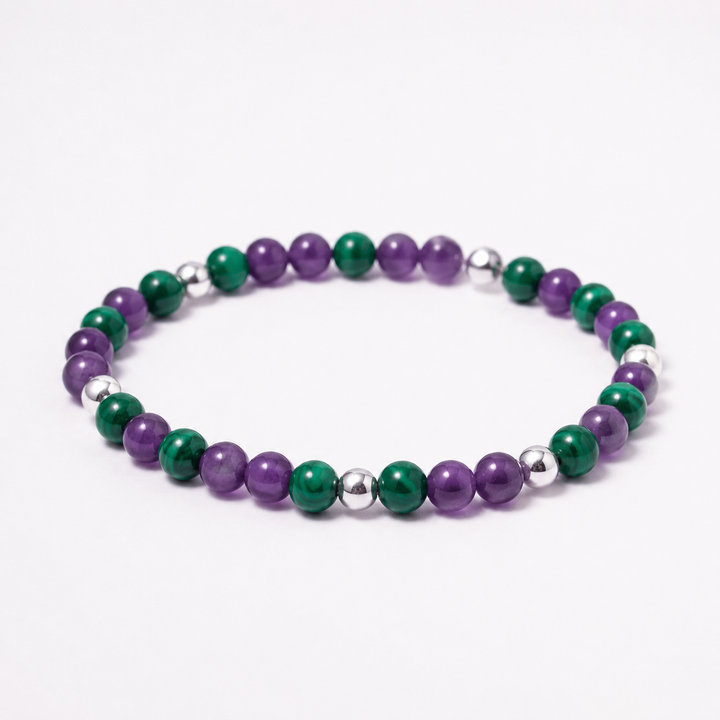 Create Your Own 2 Gemstone 4mm Bead Bracelet