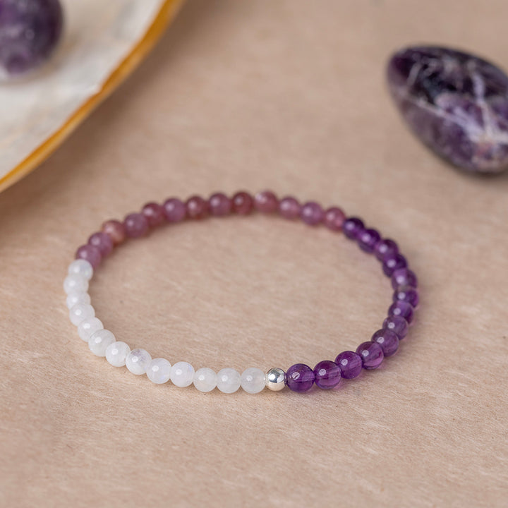 Create Your Own 4mm Bead Bracelet – 3 Gemstones