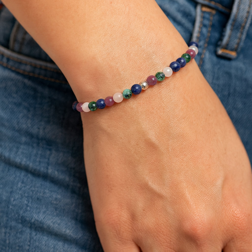 Create Your Own 4mm Bead Bracelet – 4 Gemstones