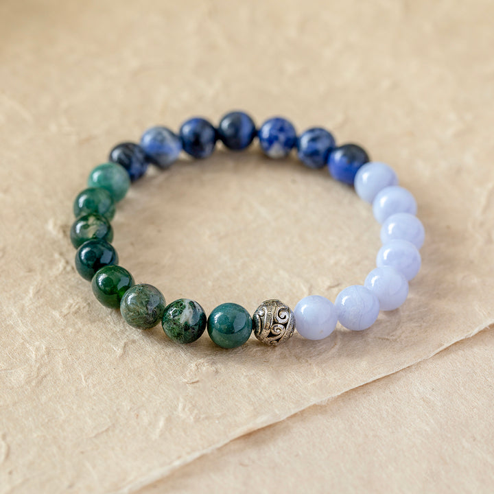 Create Your Own 8mm Bead Bracelet – 3 Gemstones