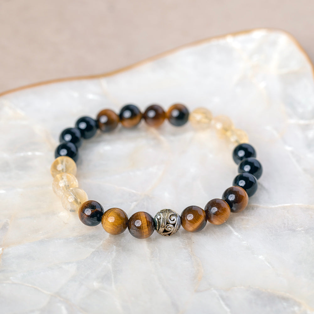 Create Your Own 8mm Bead Bracelet – 3 Gemstones