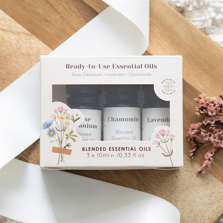 Set of 3 Floral Blended Essential Oils - Djuna Studios
