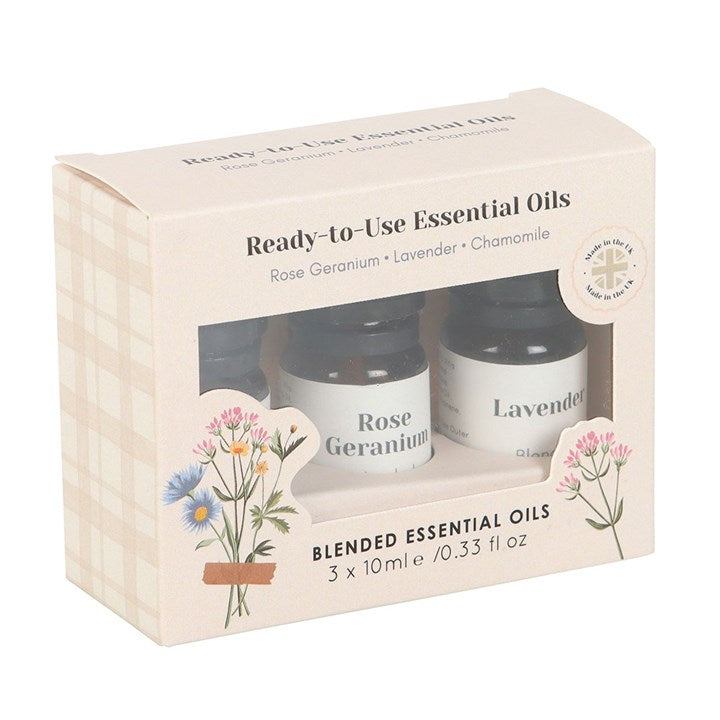 Set of 3 Floral Blended Essential Oils - Djuna Studios