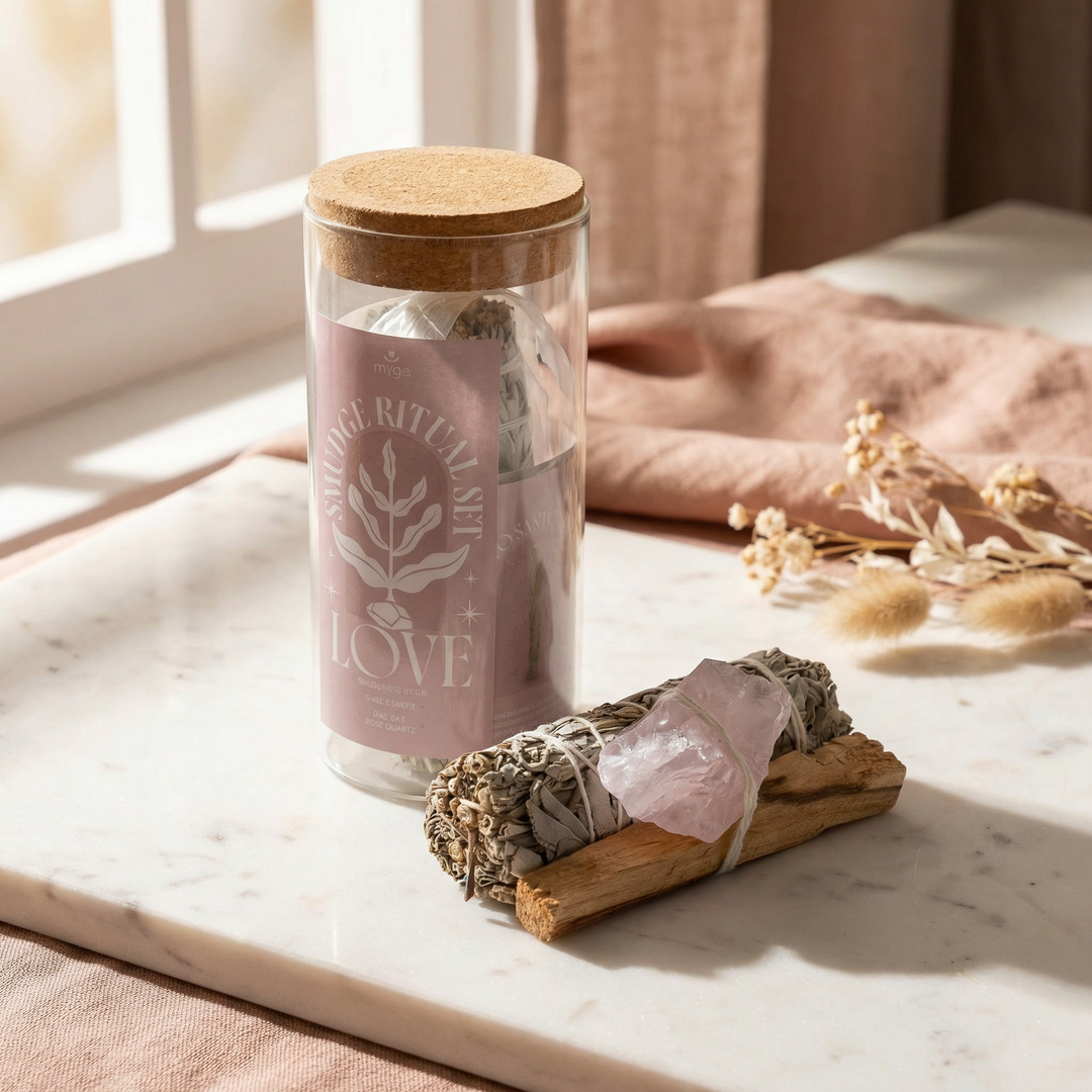 Smudge Ritual Kit - Rose Quartz