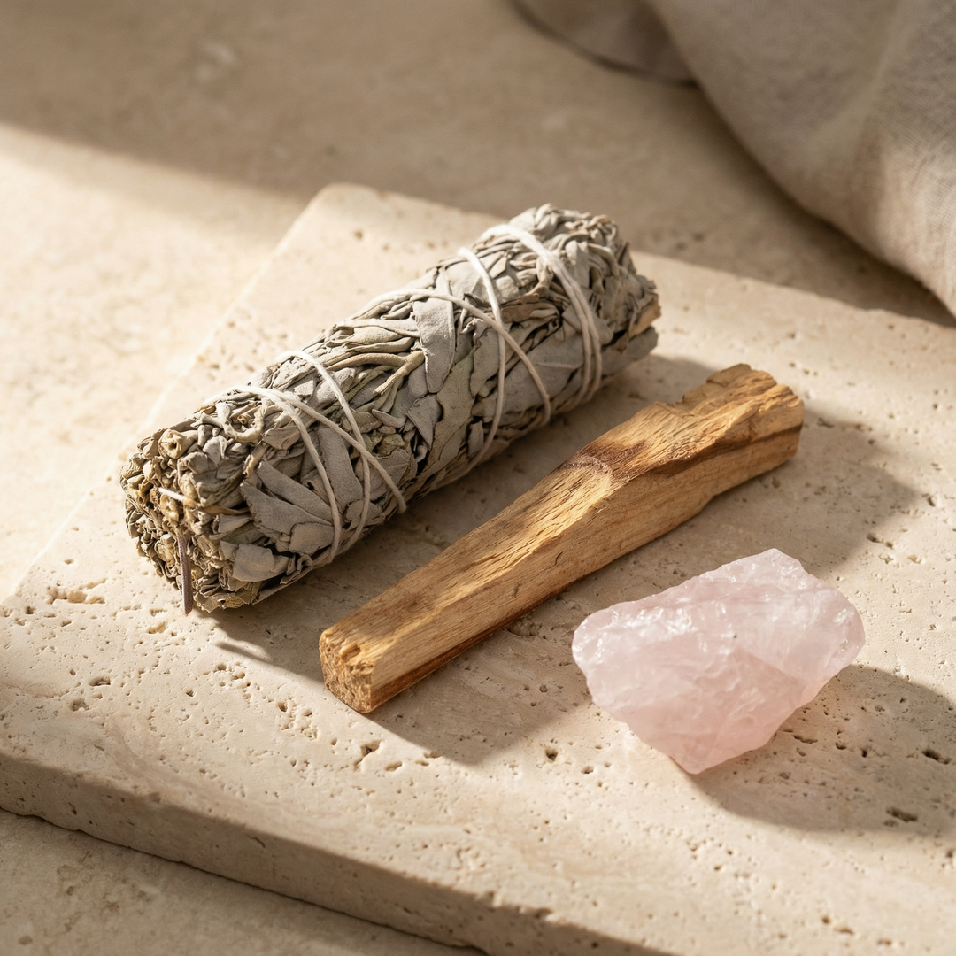 Smudge Ritual Kit - Rose Quartz