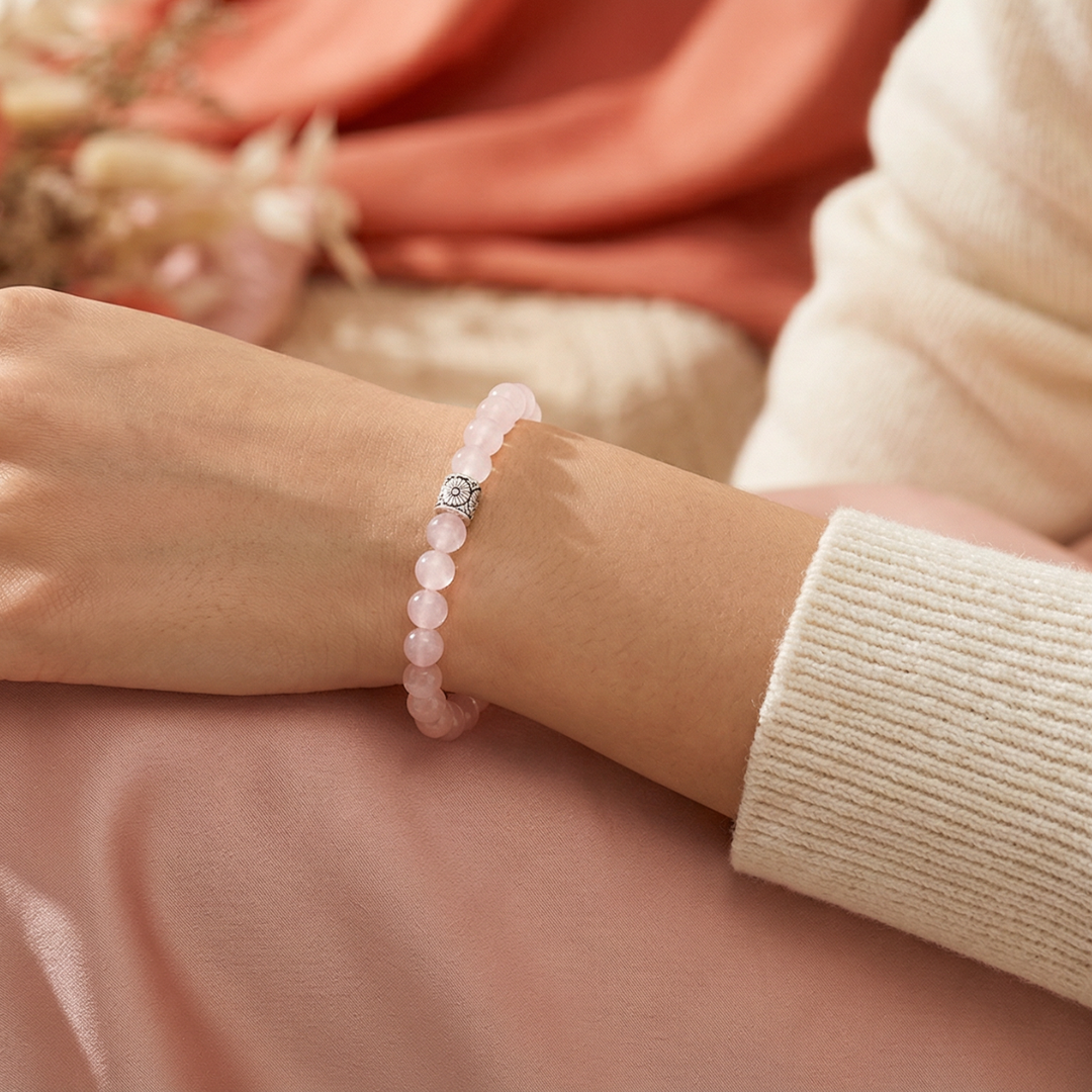 Rose Quartz Bracelet - 6mm