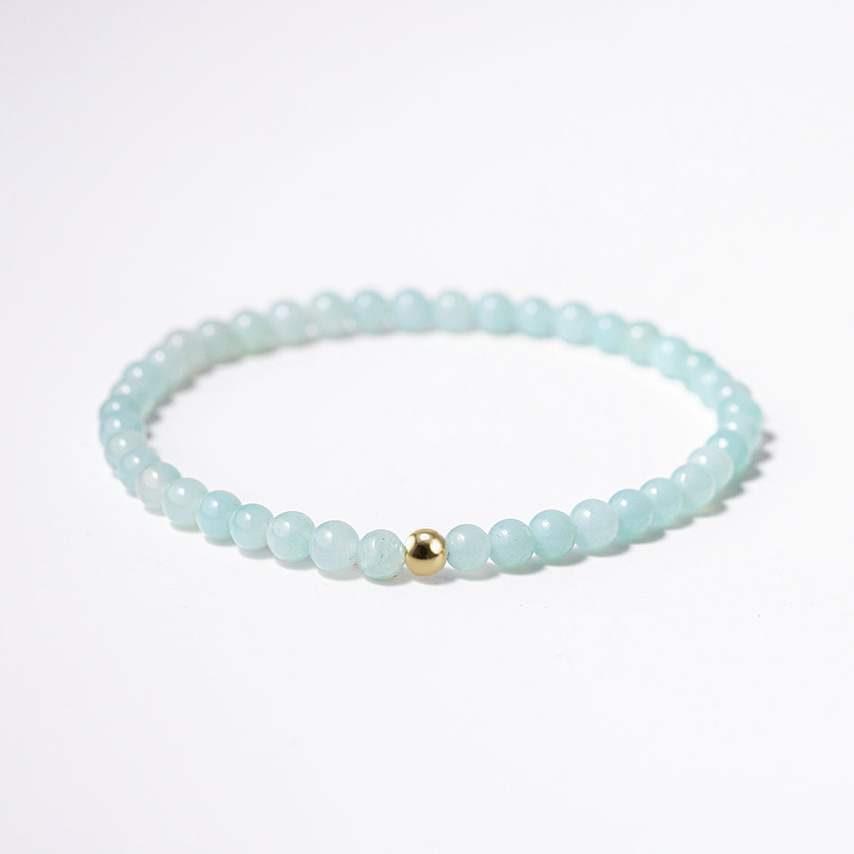 Amazonite Gemstone Bracelet 4mm - Djuna Studios