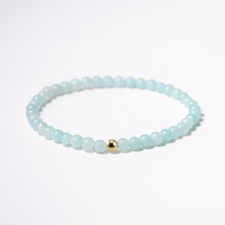 Amazonite Gemstone Bracelet 4mm - Djuna Studios