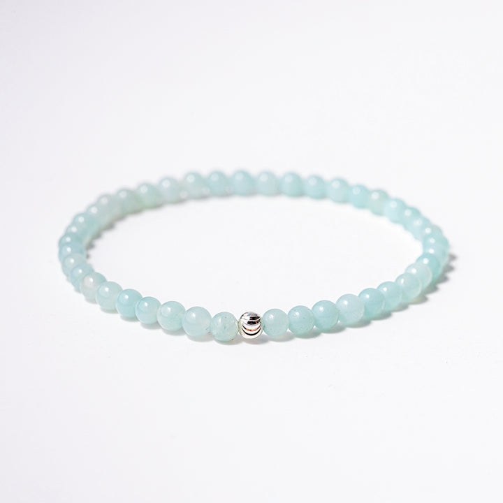 Amazonite Gemstone Bracelet 4mm - Djuna Studios