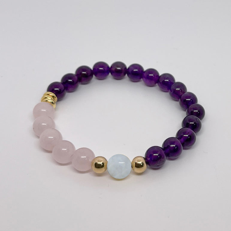 Amethyst Dreamweave Bracelet 8mm - Djuna Studios