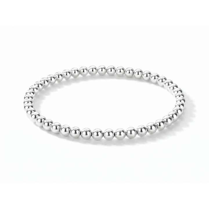 Sterling Silver 3mm Bead Bracelet