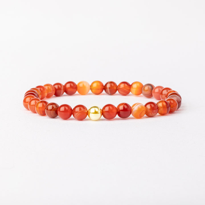 Carnelian Essential Bracelet 6mm - Djuna Studios