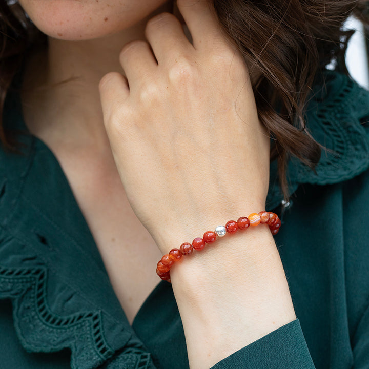 Carnelian Essential Bracelet 6mm - Djuna Studios