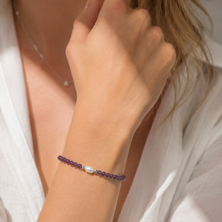 Create Your Own 4mm Gemstone and Pearl Bracelet