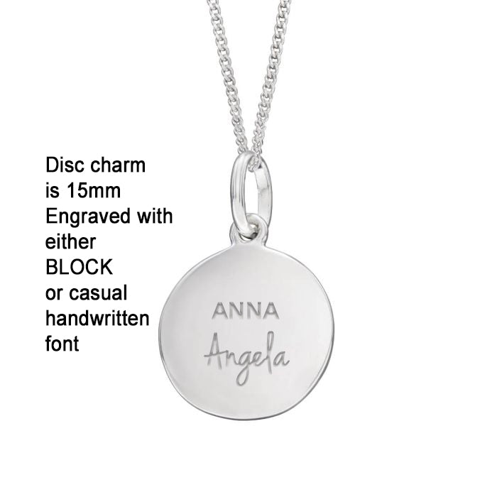 Birth Sign Engraved Necklace