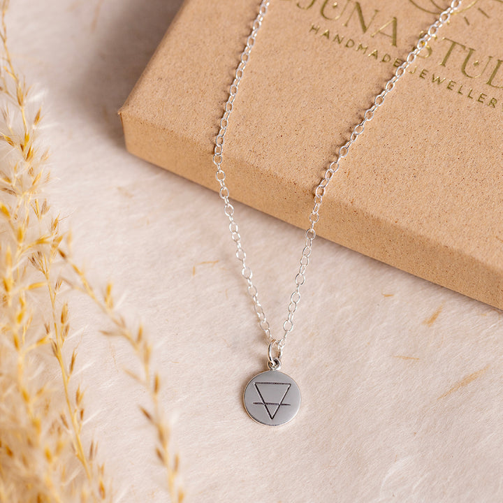 Sterling Silver Earth Charm - Four Elements - Djuna Studios