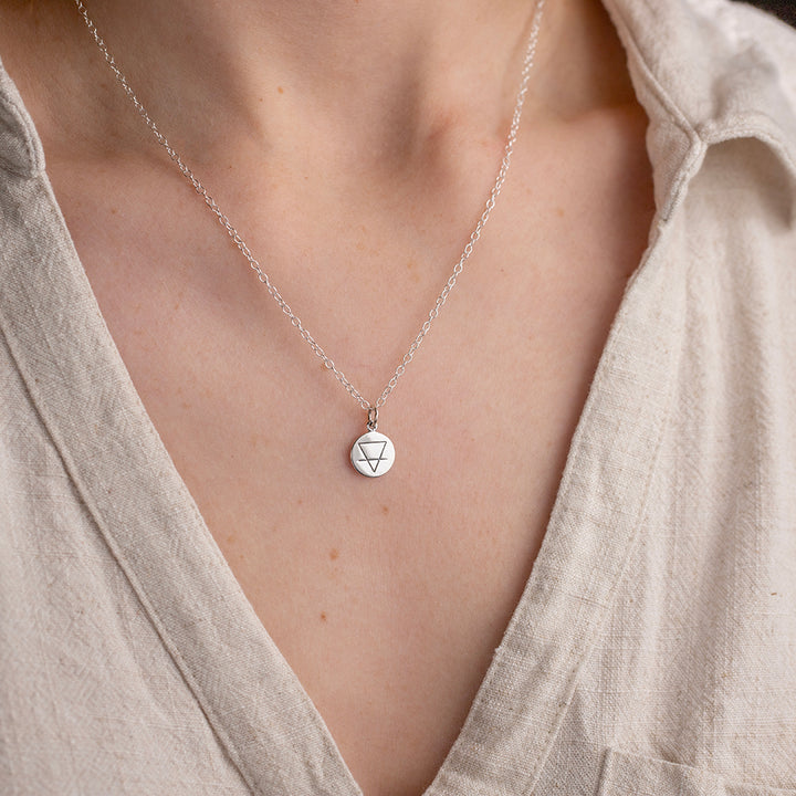 Sterling Silver Earth Charm - Four Elements - Djuna Studios