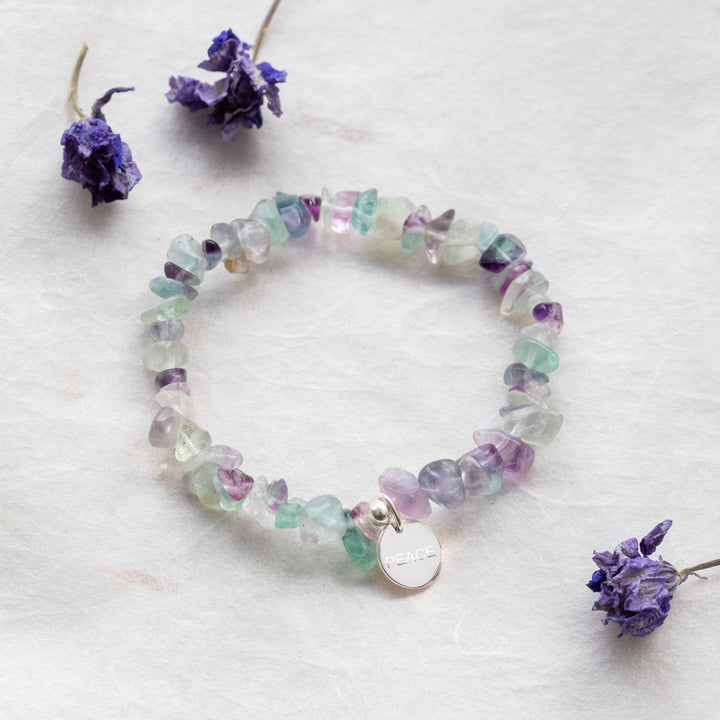 Fluorite Crystal Chip Bracelet - Djuna Studios