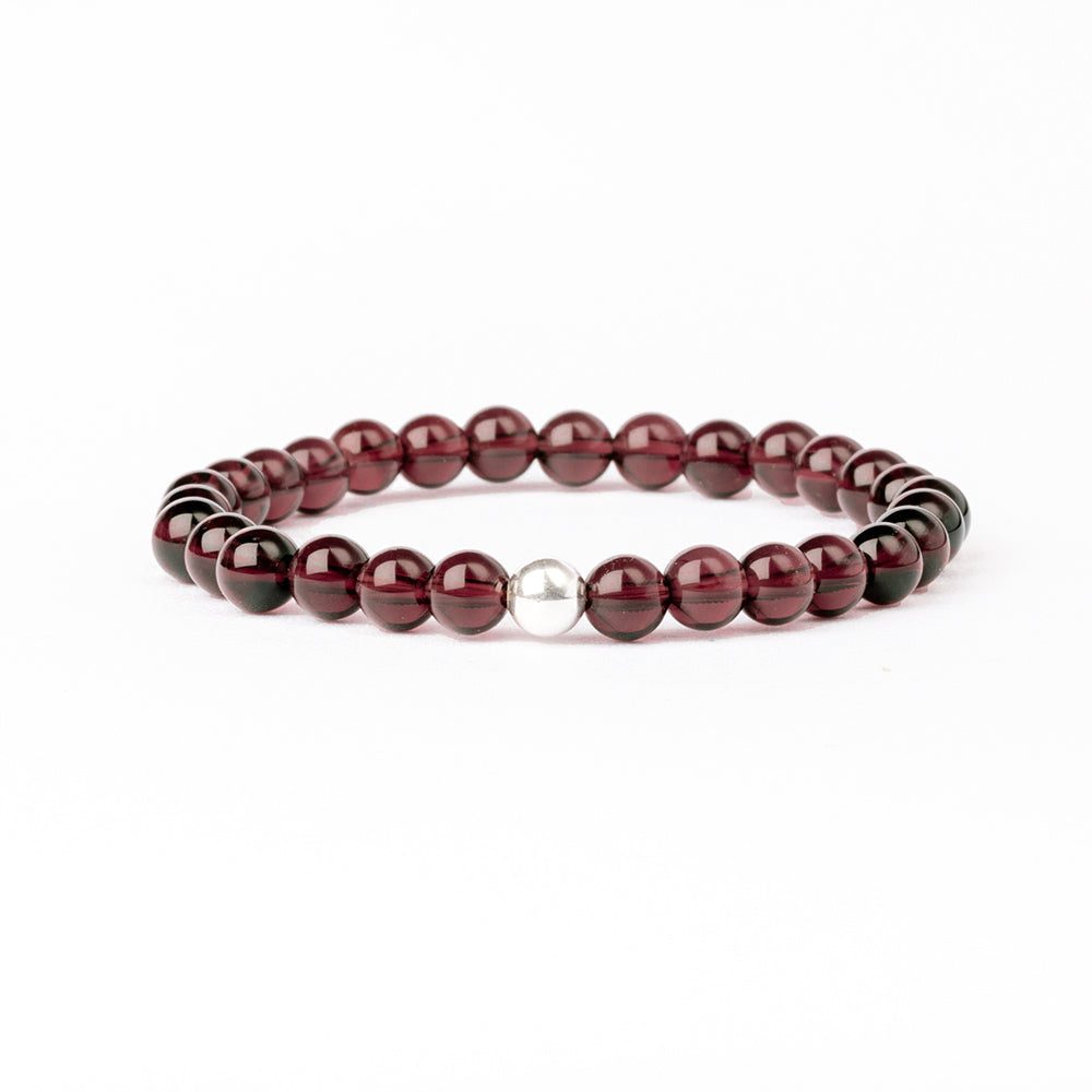 Garnet Essential Bracelet 6mm - Djuna Studios