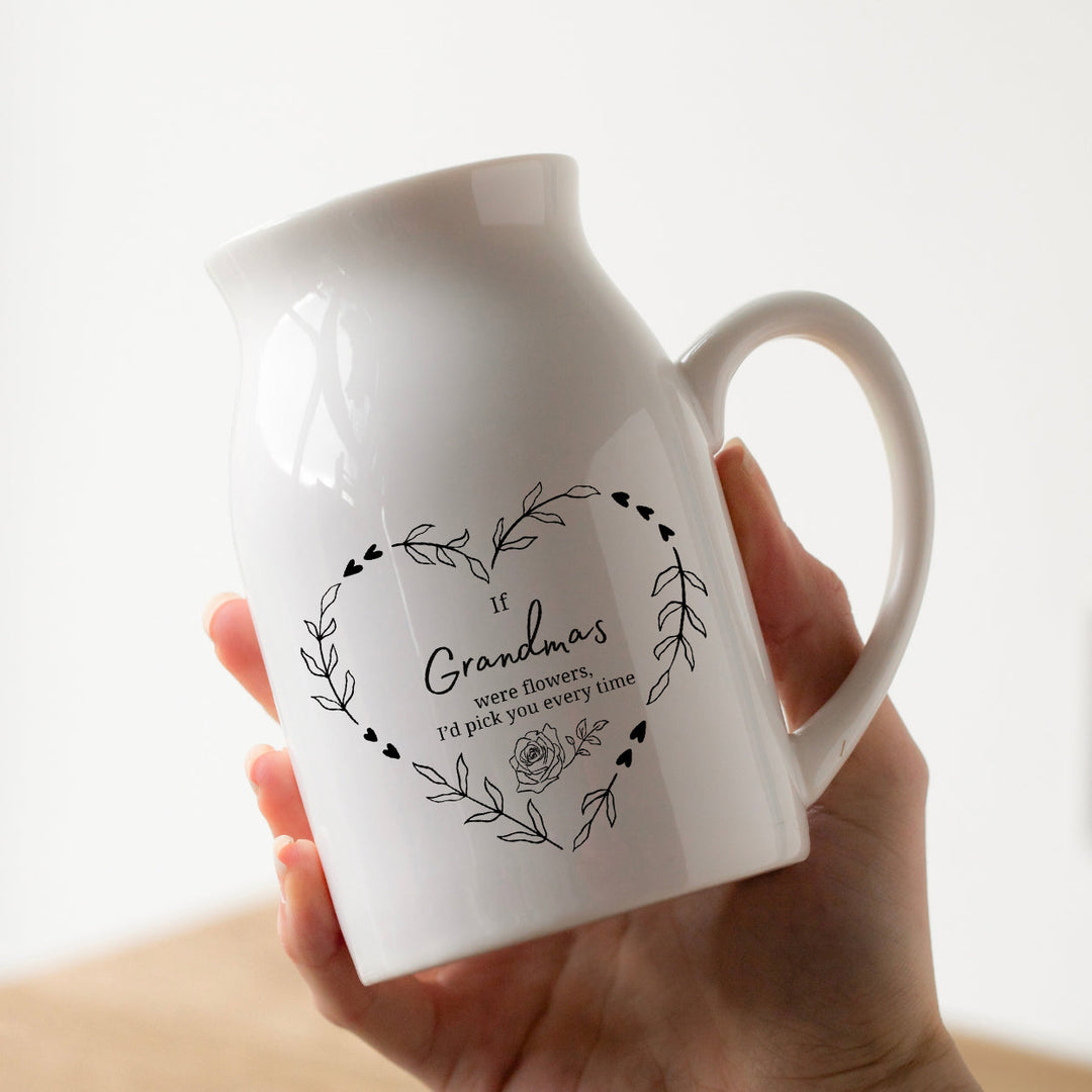 If Grandma's Were Flowers Gift Box with Vase - Djuna Studios
