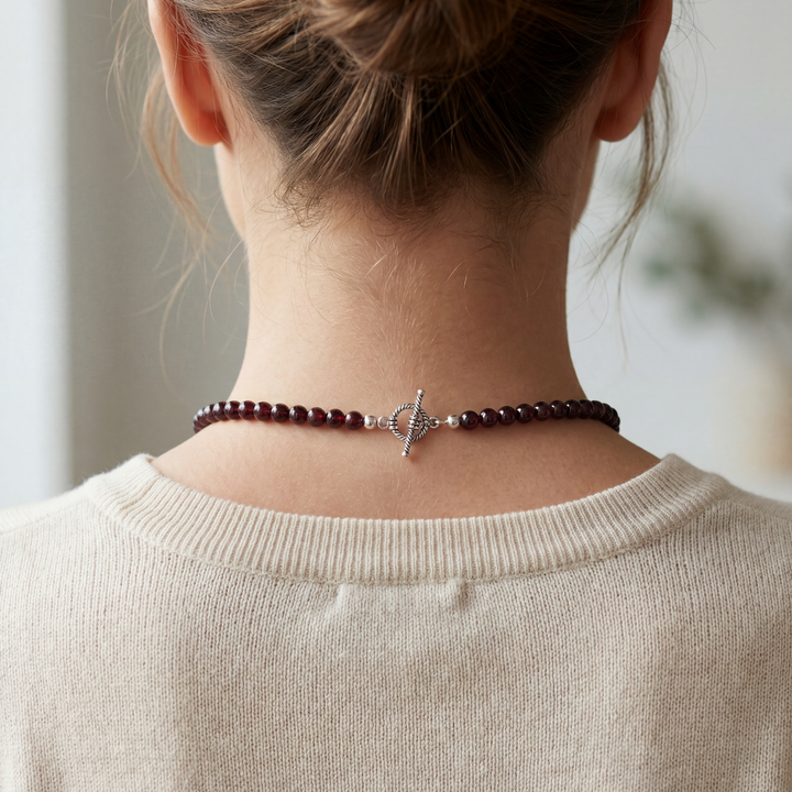 Garnet Energy Necklace