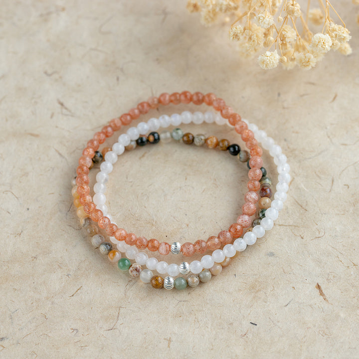 Joy and Happiness Bracelet Set