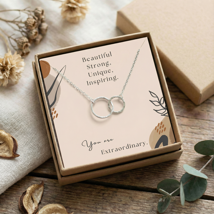 Forever Connected Two-Link Necklace - You Are Extraordinary