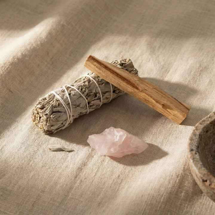 Smudge Ritual Kit - Rose Quartz