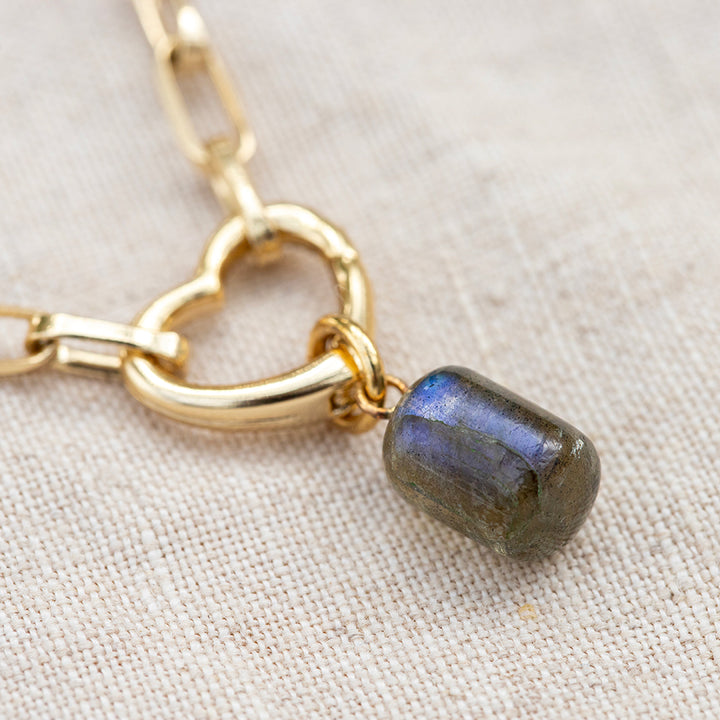 Listen to Your Heart - Labradorite Necklace - Djuna Studios