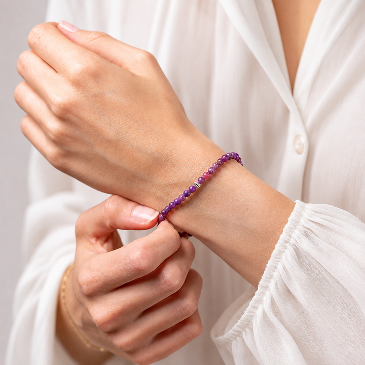 Lepidolite Bracelet – 4mm