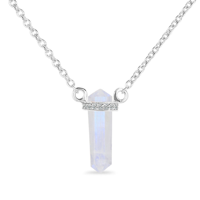 Moonstone Radiance Necklace - Djuna Studios