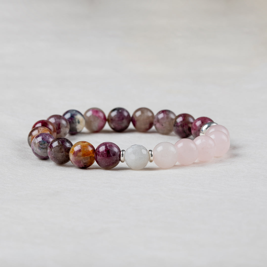 Pink Tourmaline Dreamweave Bracelet 8mm - Djuna Studios