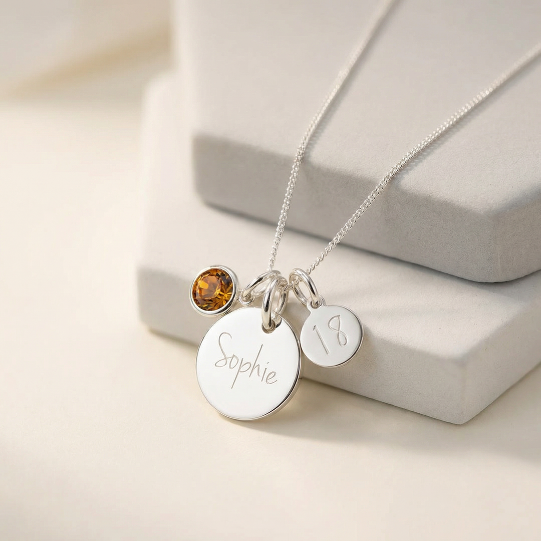 Personalised Milestone Birthday Necklace