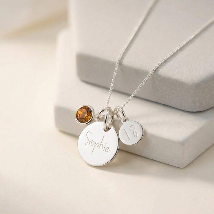 Personalised Milestone Birthday Necklace