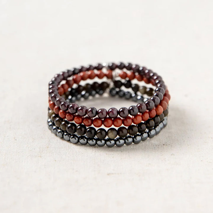 Root Chakra Bracelet Set - Djuna Studios