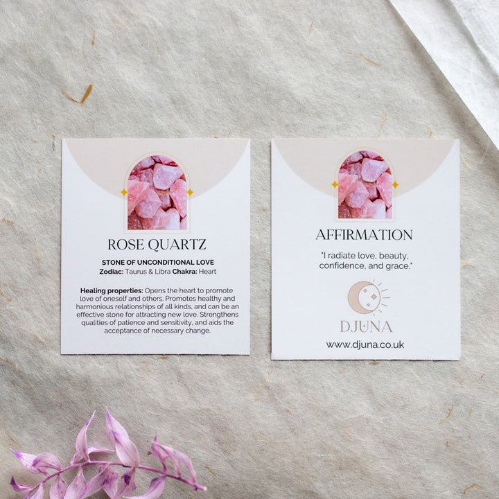 Rose Quartz & Moonstone Initial Bracelet