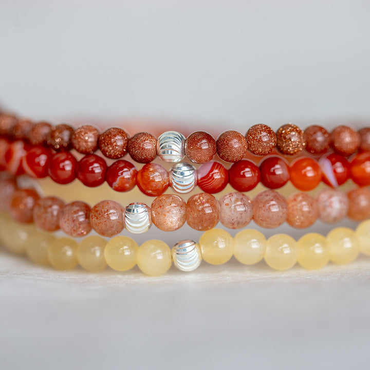 Sacral Chakra Bracelet Set - Djuna Studios
