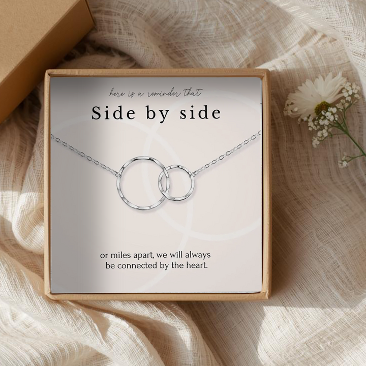Forever Connected Two-Link Necklace - Side by Side