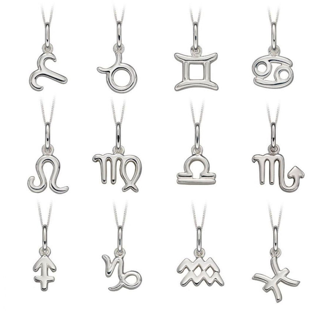 Birth Sign Engraved Necklace - Djuna Studios