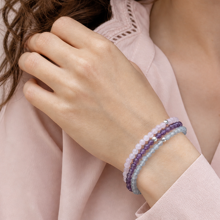 Calm & Tranquility Gemstone Bracelet Set