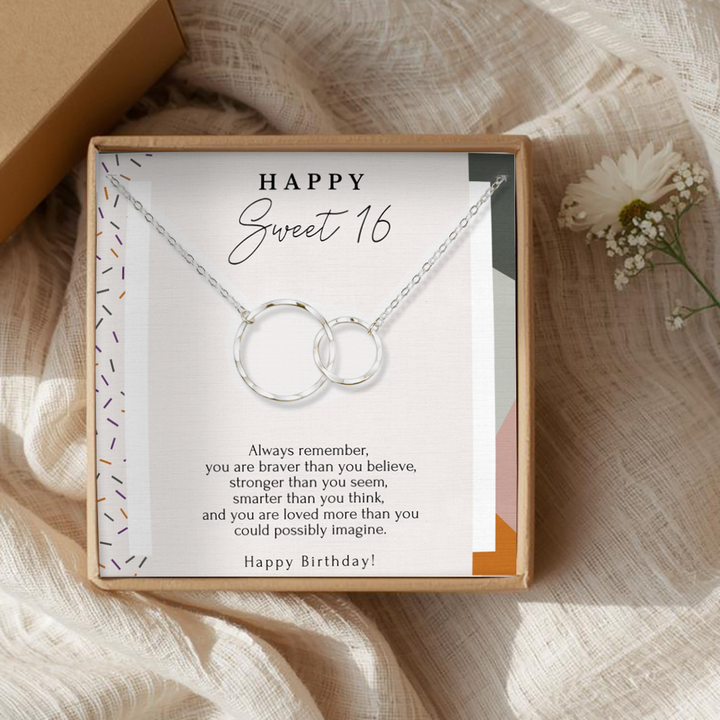 Forever Connected Two-Link Necklace - Sweet Sixteen