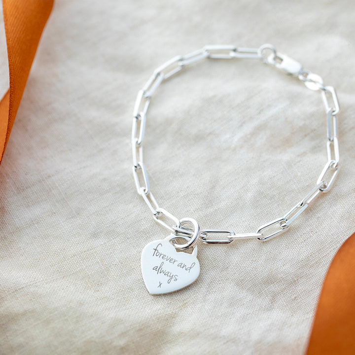 Personalised Paperchain & Heart Bracelet - Djuna Studios