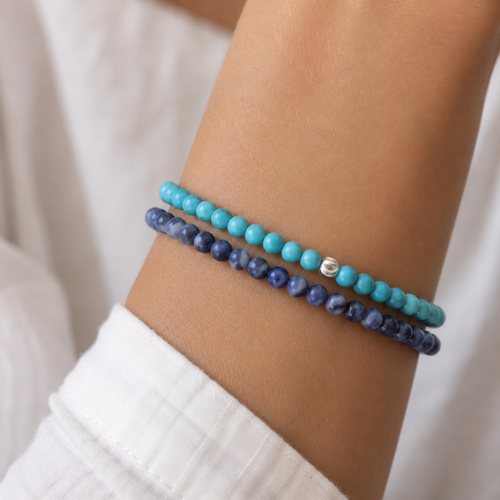 Turquoise Gemstone Bracelet 4mm