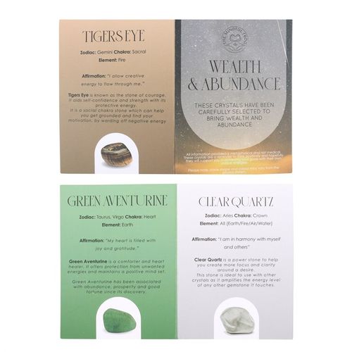 Wealth & Abundance Healing Crystal Set - Djuna Studios