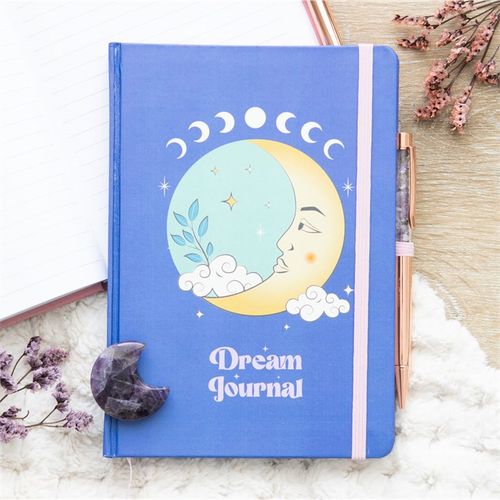 Moon Dream Journal with Amethyst Pen - Djuna Studios