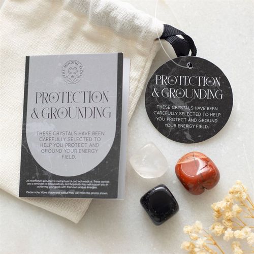 Protection & Grounding Healing Crystal Set - Djuna Studios