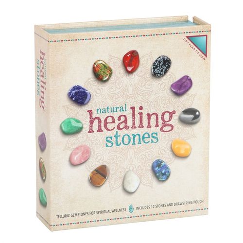 Set of 12 Natural Crystal Healing Gemstones - Djuna Studios